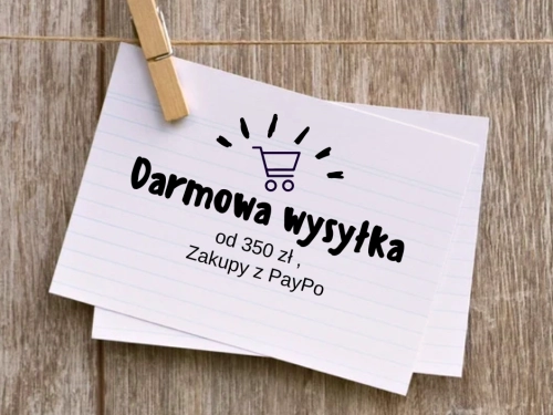 Darmowa wysyłka od 350, 00 zł
